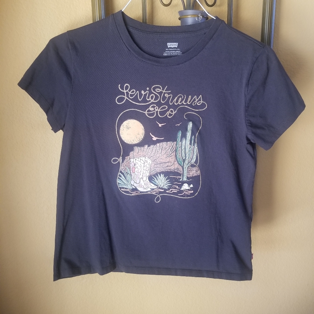Levi Strauss Black Graphic Tee